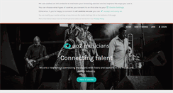 Desktop Screenshot of go2musicians.com